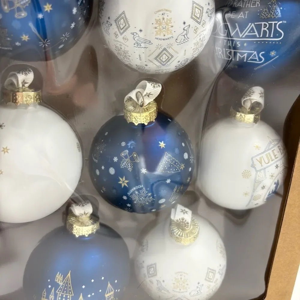 NIB NWT Harry Potter‎ New York Store Yule Ball Christmas Ornament Baubles Set